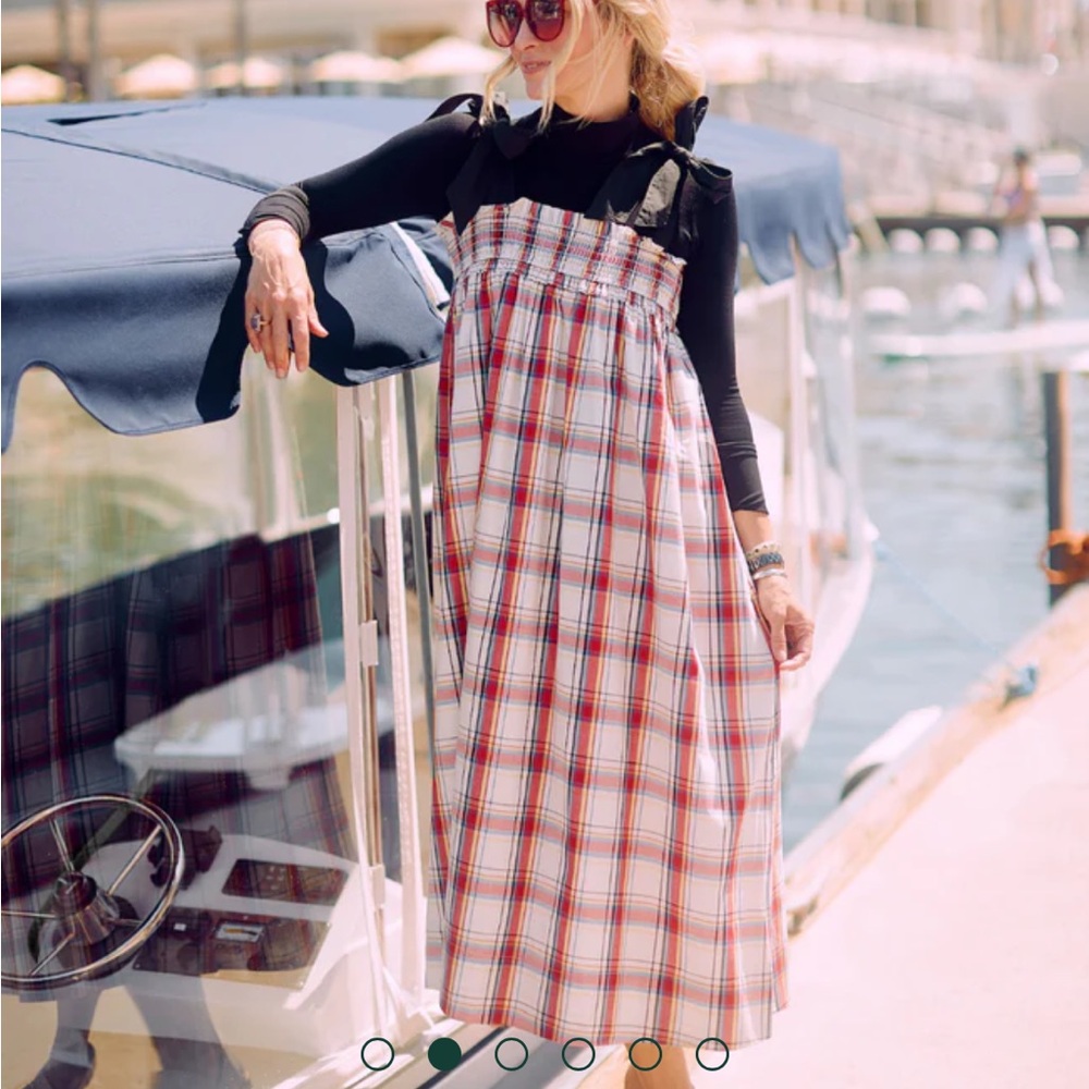 Buru tie top midi dress
